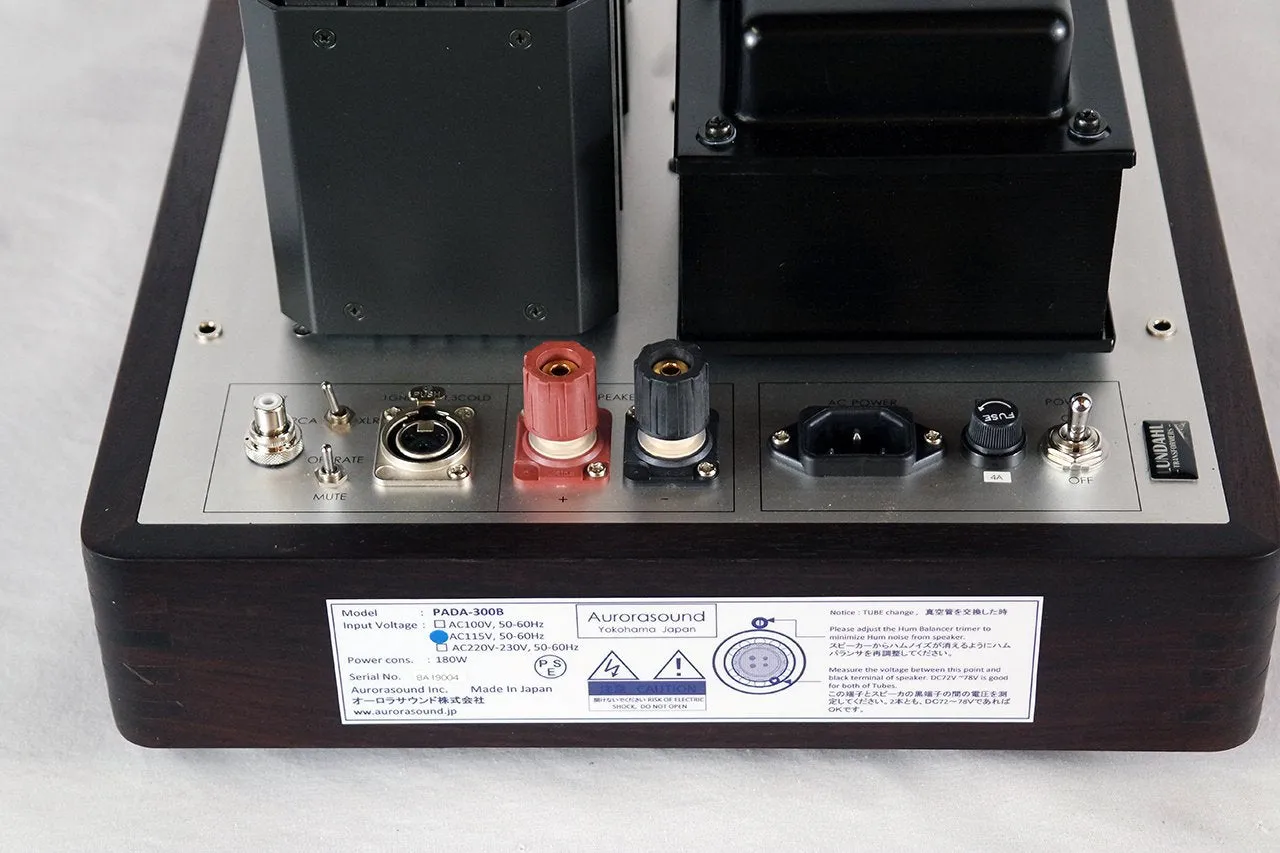 Aurorasound PADA-300B Mono Block Amplifiers