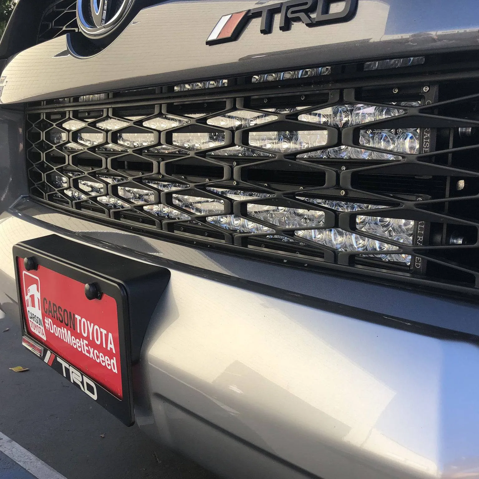 Cali Raised 32" Hidden Lower Grille LED Light Bar - 2024-2014 Toyota 4Runner