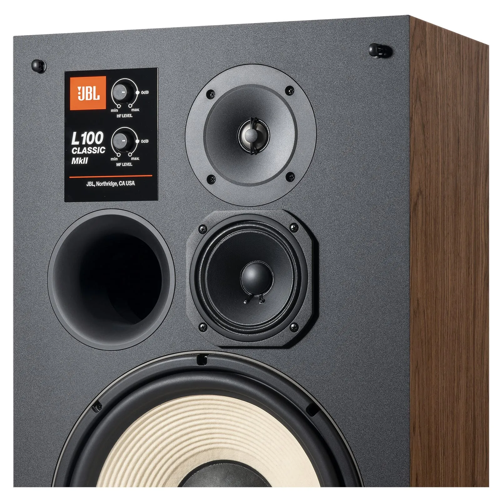 JBL L100 Classic MKII 12" 3-Way Bookshelf Speakers Open Box (Pair)