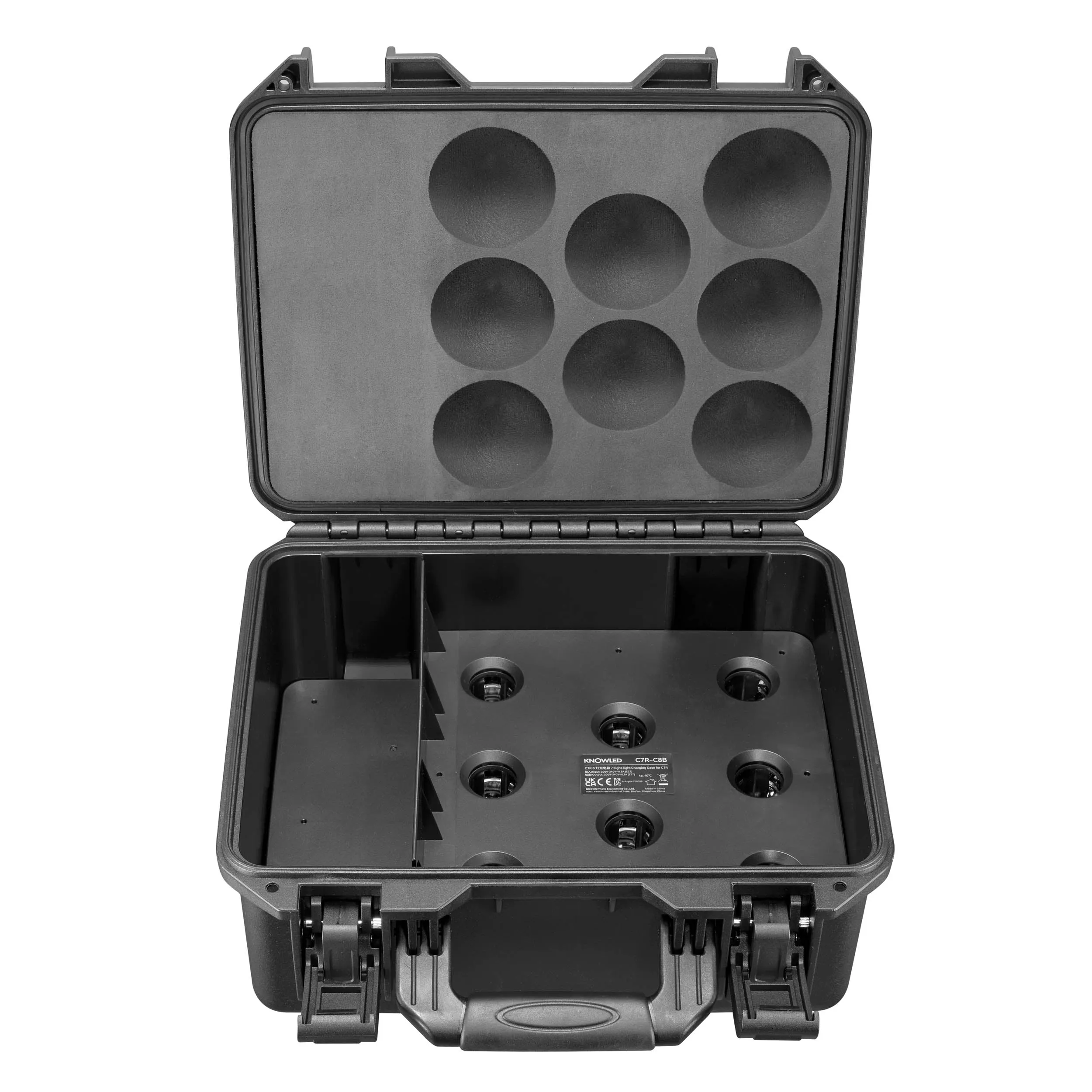 KNOWLED C7R K8 E27 RGBWW Creative Bulb 8-Light Kit for Practical Set Lighting with Built-in Battery