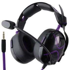 PDP Victrix Pro AF Premium Wired Gaming Headset for PS5/PS4/PC - Black/Purple